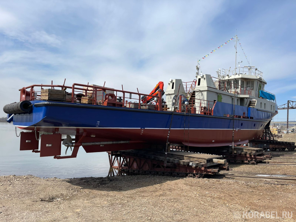 "Семорок М" осуществила прокладку кабеля, электромонтажные работы, провела полный комплекс ПНР по электрооборудованию на обстановочном судне проекта 3052 / Фото: Корабел.ру  📷
