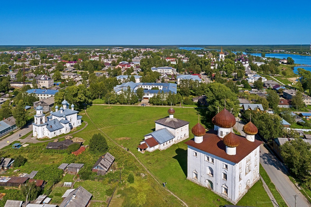 Каргополь. Красноармейская площадь.