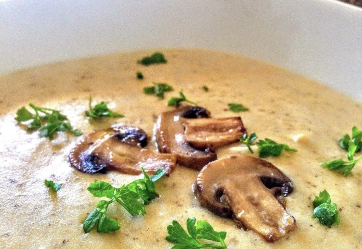 Грибной крем суп 