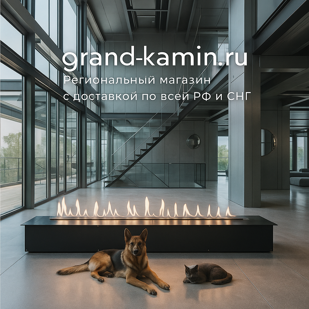    Ультрасовременный биокамин Smart Flame 1700 RC INOX: создайте уют и стиль без лишних хлопот! Kamin