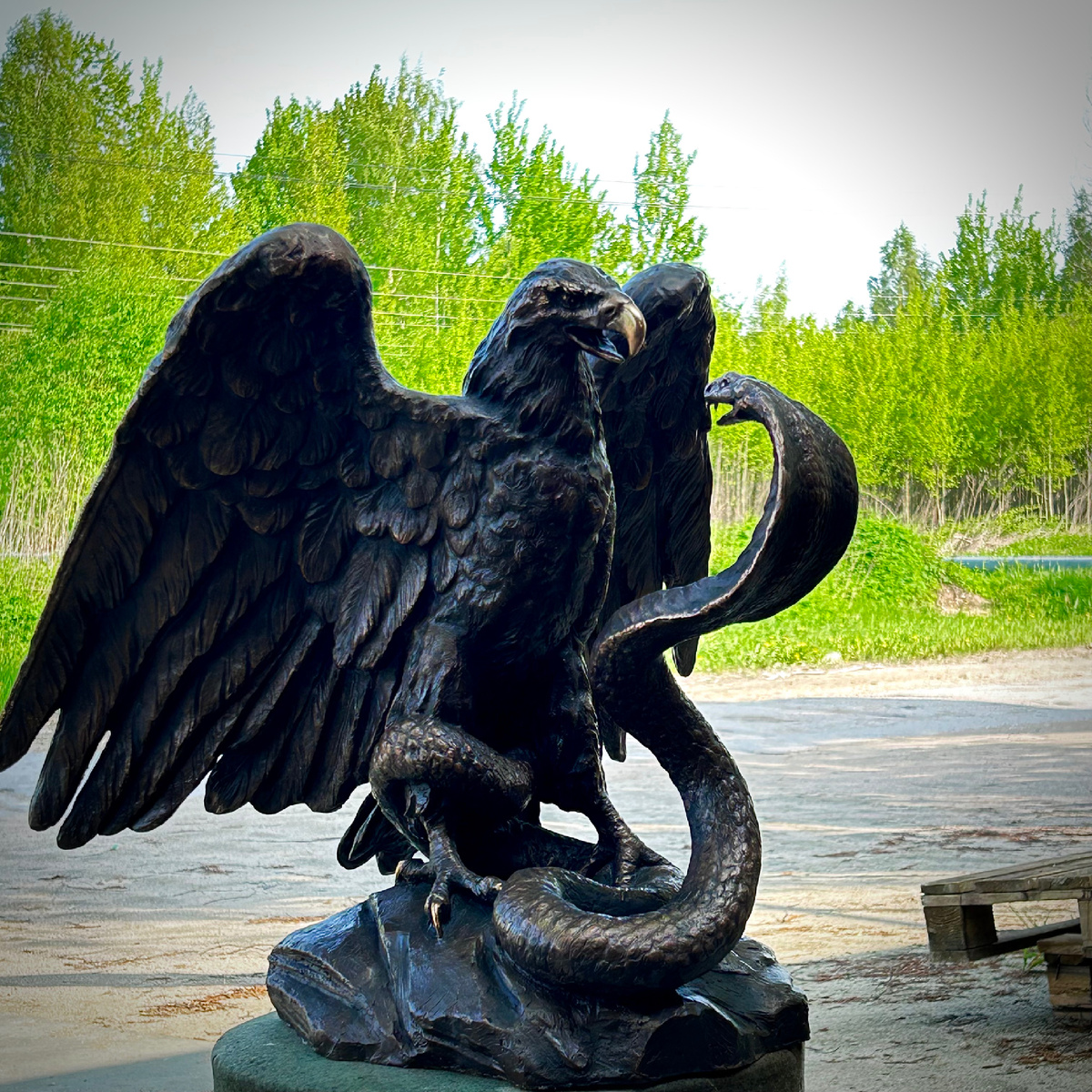 В природе есть удивительная сцена: орёл атакует змею. Но он делает это особенным образом. Он никогда не вступает с ней в борьбу на земле. Вместо этого он хватает её когтями и поднимает высоко в небо. Там змея теряет силу, потому что это её чужая среда.
В этой короткой истории — целая жизненная стратегия.
