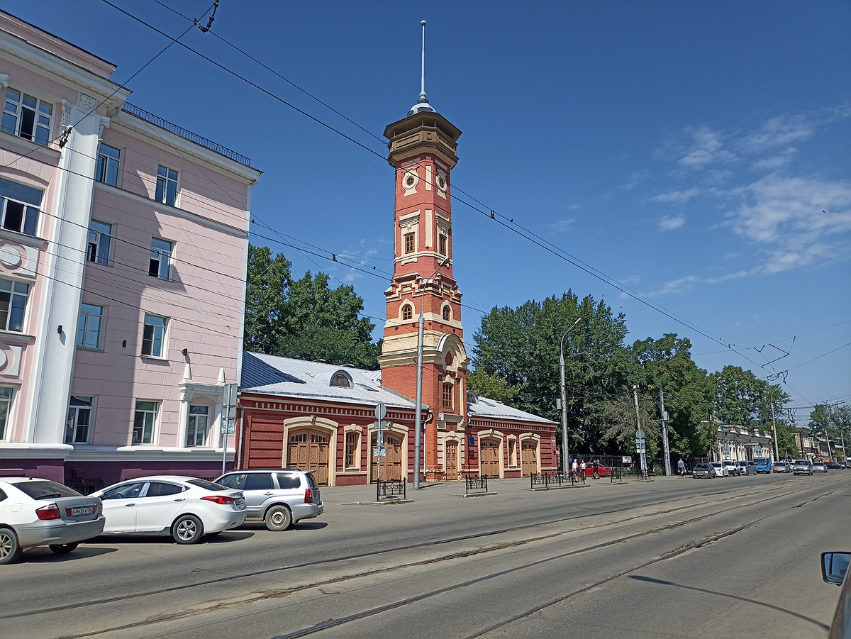 пожарная каланча Иркутска