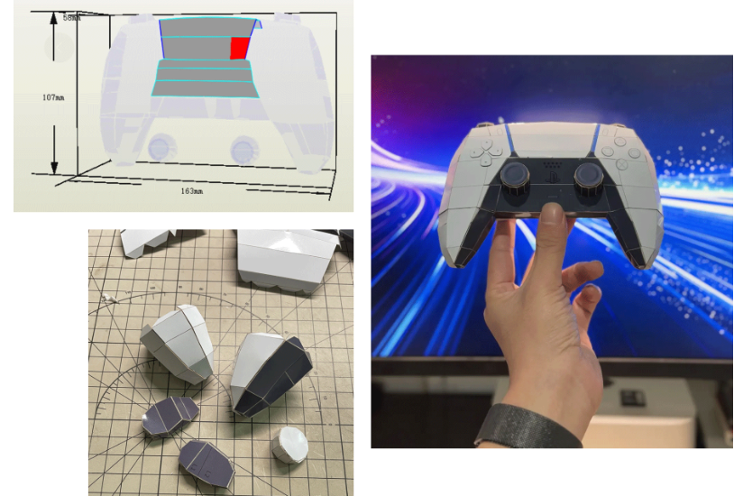 Как делается бумажный джойстик для приставки