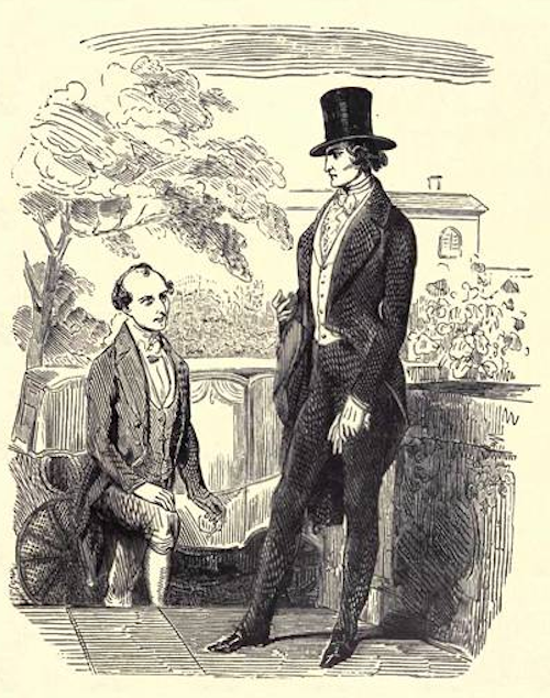 Первая встреча графа Монте-Кристо и Данглара