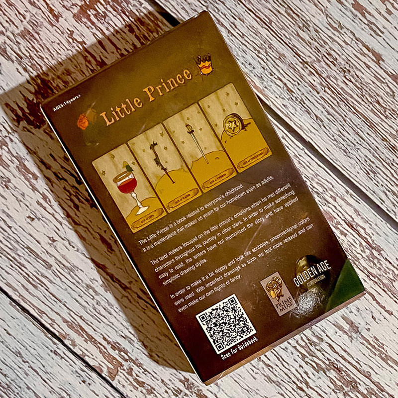 Little Prince Tarot: дизайн коробки (фото моё)