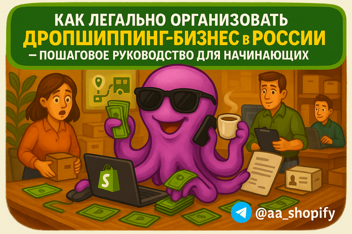    Как легально организовать дропшиппинг-бизнес в России: пошаговое руководство для начинающих на Shopify aa_ecom