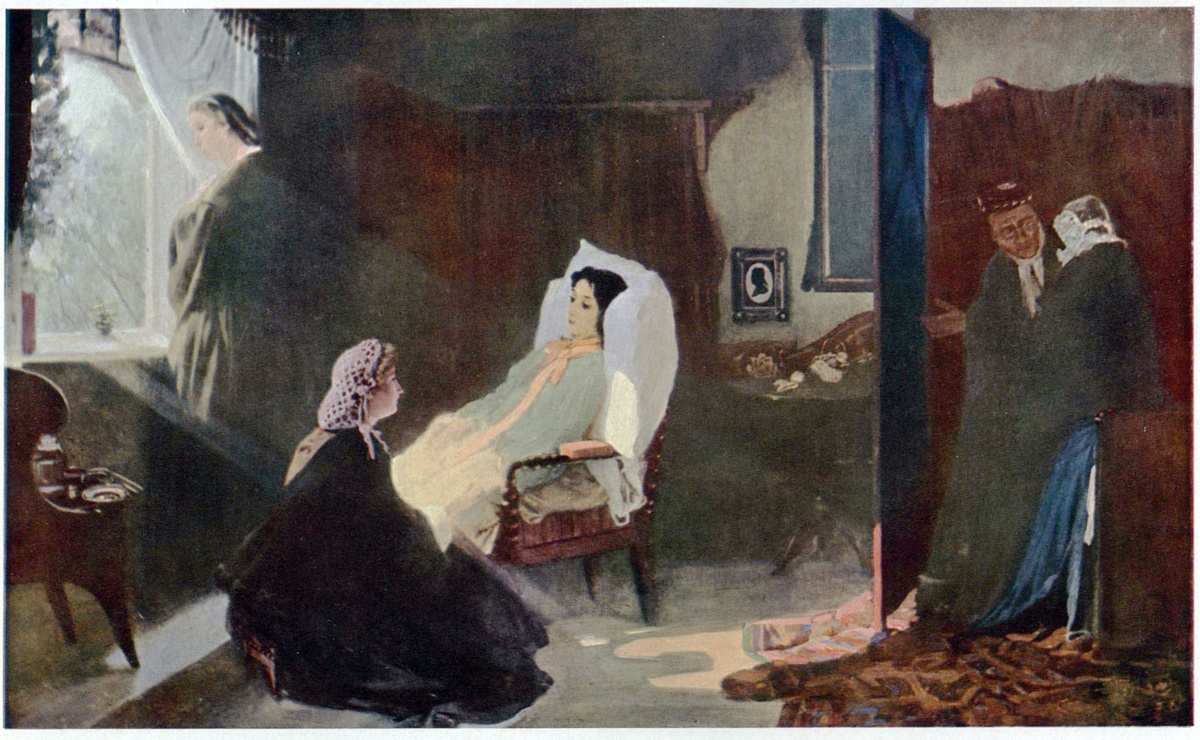 "Последнеяя весна". Художник М.П.Клодт