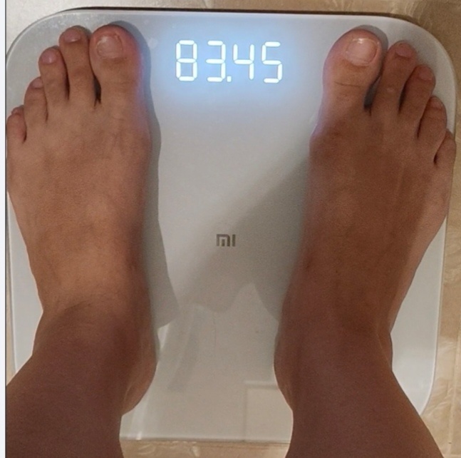 Вес на начало диеты 86, 850 кг