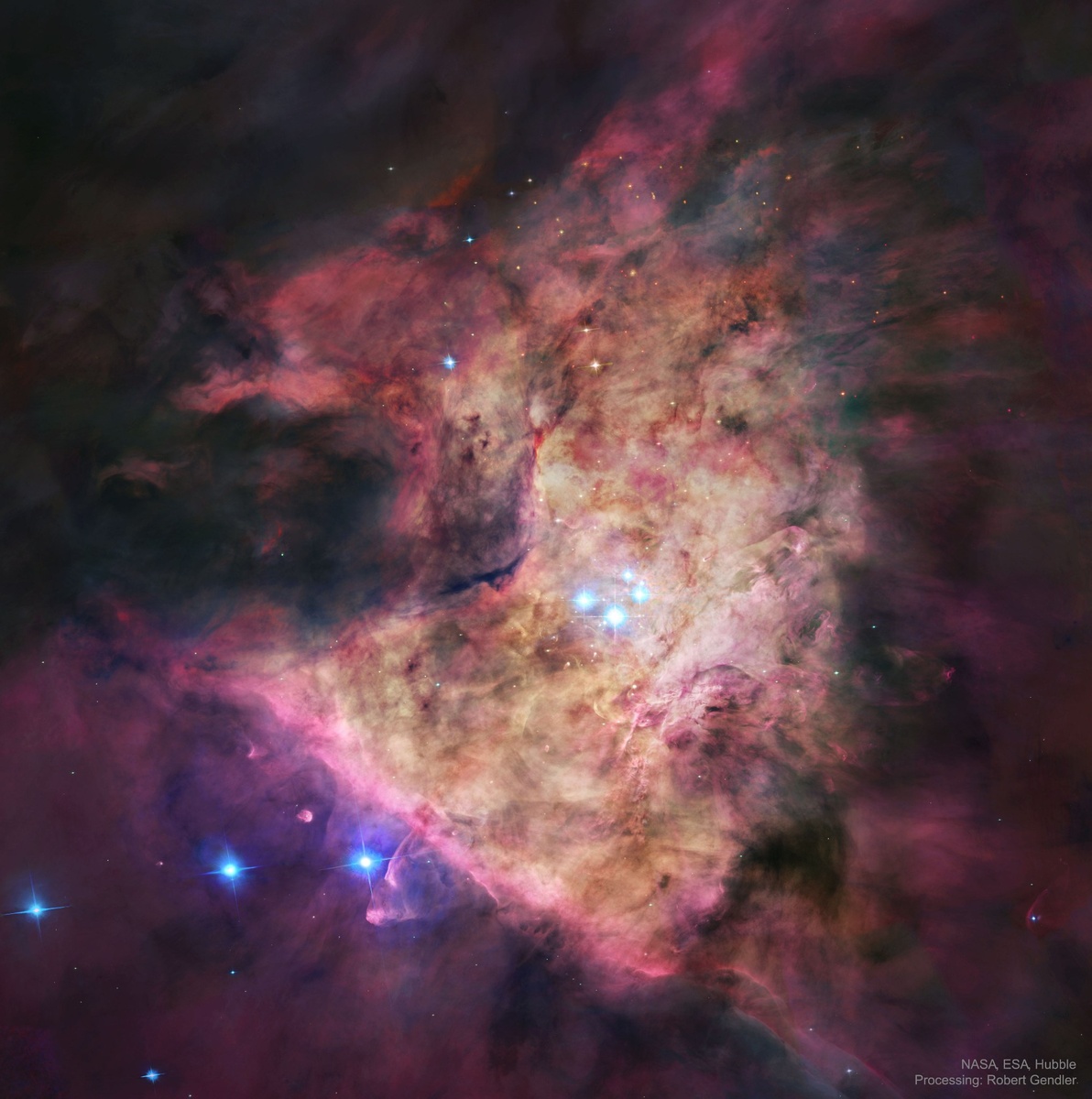 Фото: Hubble Legacy Archive, Обработка: Robert Gendler  