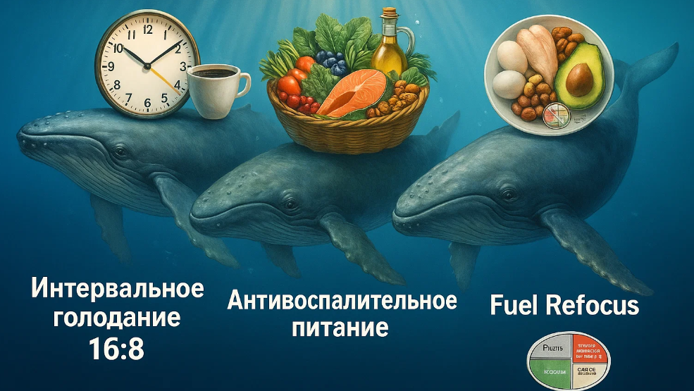 Три кита диеты из Галвестоуна