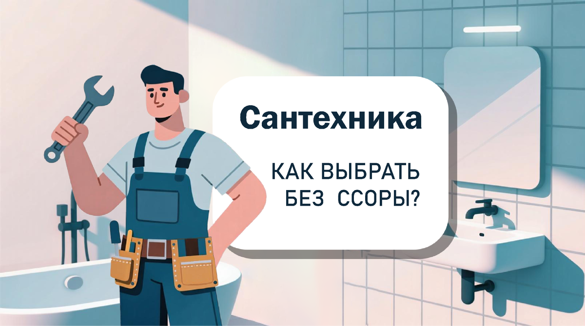 Сантехника - камень преткновения для многих. Как же избежать конфликта?