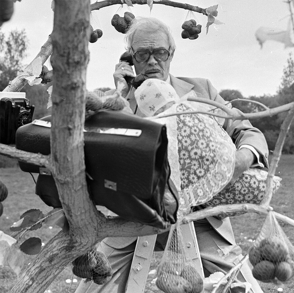    Народный артист СССР Павел Кадочников в роли прадедушки в фильме Ильи Фрэза «Карантин». 1985 г. Фото: РИА