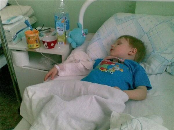 Ребёнок в больнице.