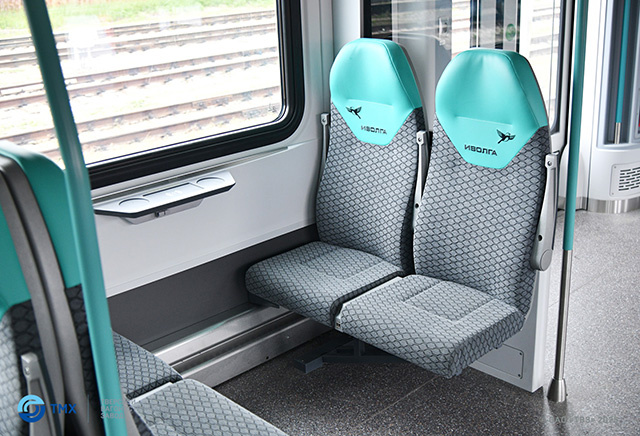 В тверских электропоездах поменяли дизайн кресел