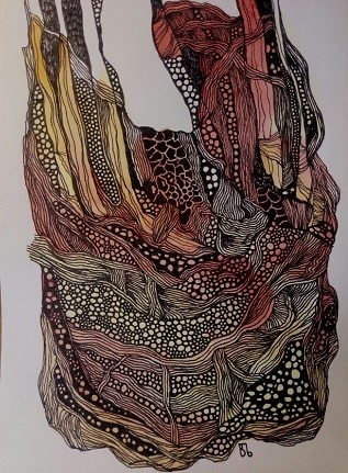  Абстрактное поле бессознательного. Работа автора