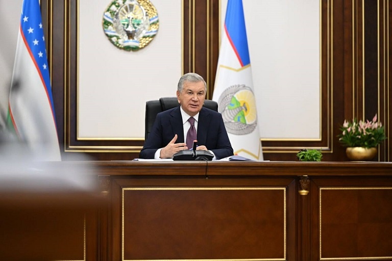 Шавкат Мирзиёев. Фото пресс-службы президента Узбекистана