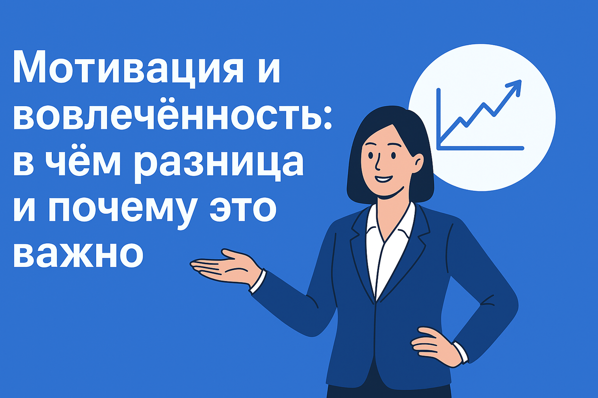 Разбираем разницу между мотивацией и вовлечённостью: в чём отличие, почему это важно для бизнеса и как HR может влиять на оба фактора.