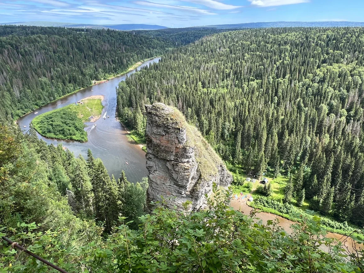 Усьвинские столбы, «Чертов Палец». Фото автора