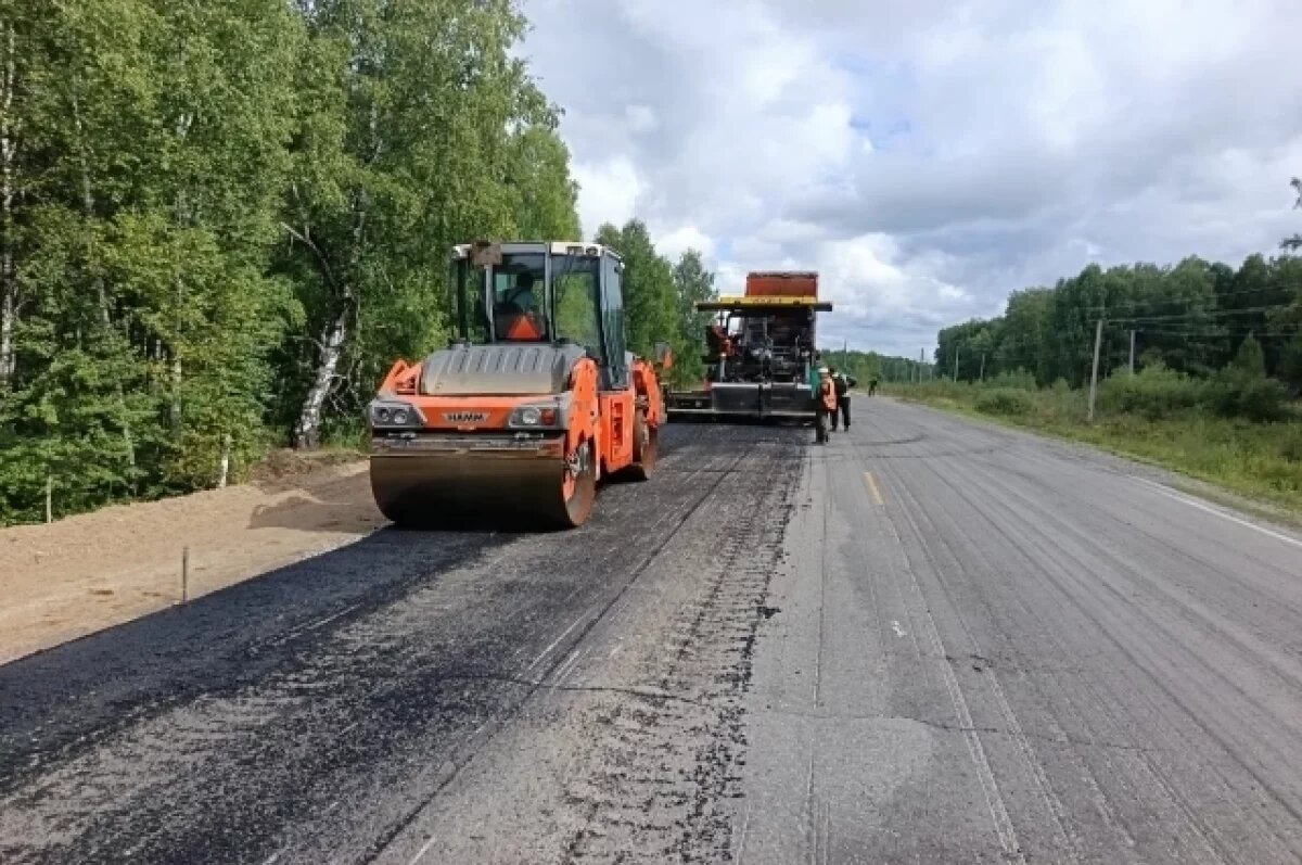    В Томской области ремонтируют 19-километровый участок дороги Асино-Батурино