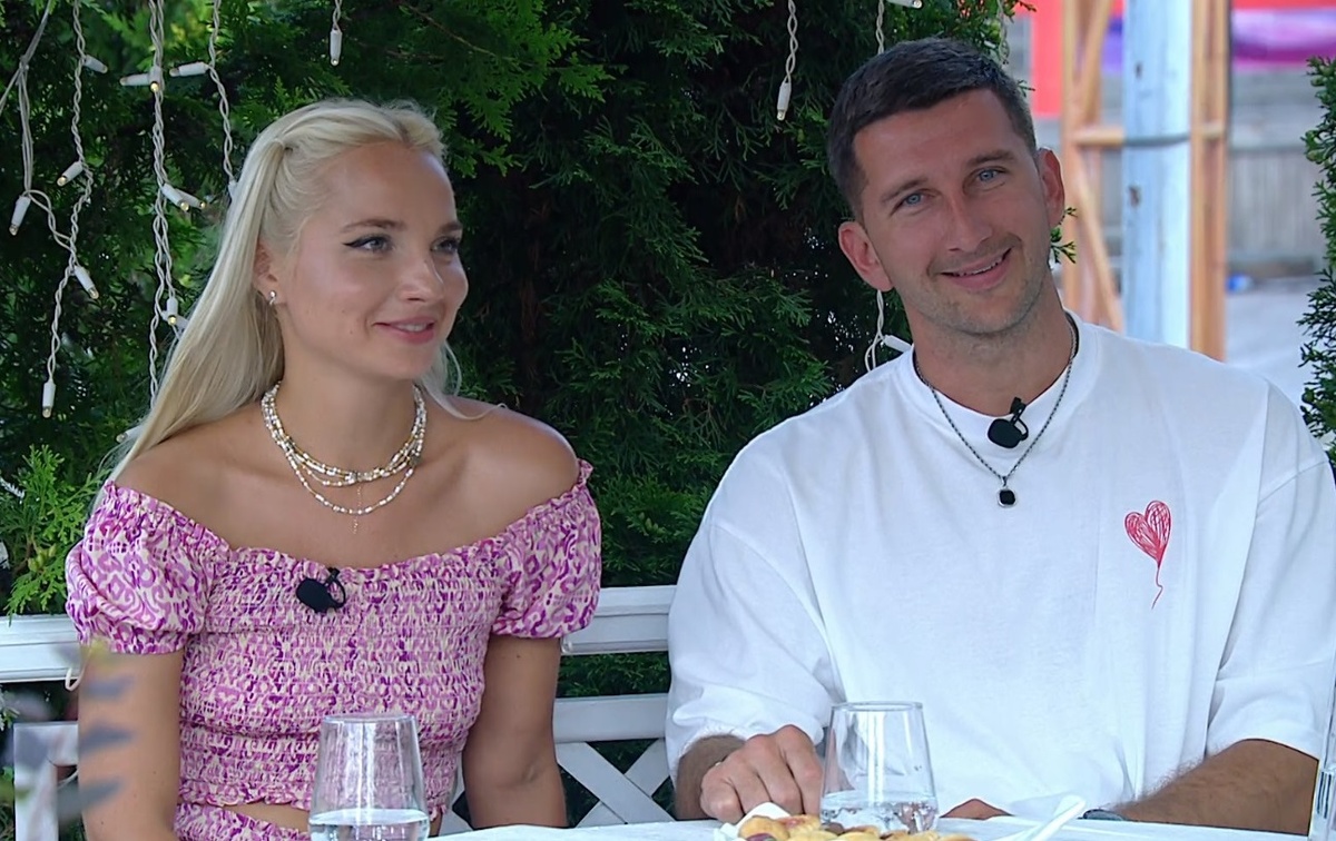 Дмитрий Луковкин и Настя Филиппова (фото из эфира на «Okko»)