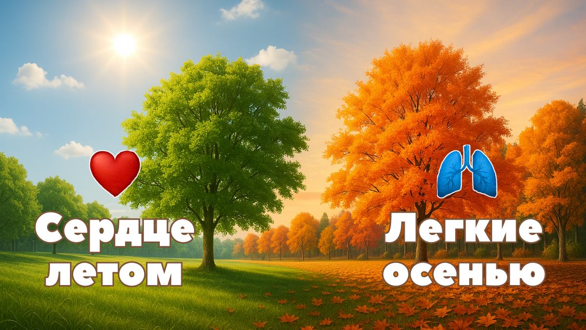 Укрепляем сердце летом, а лёгкие осенью