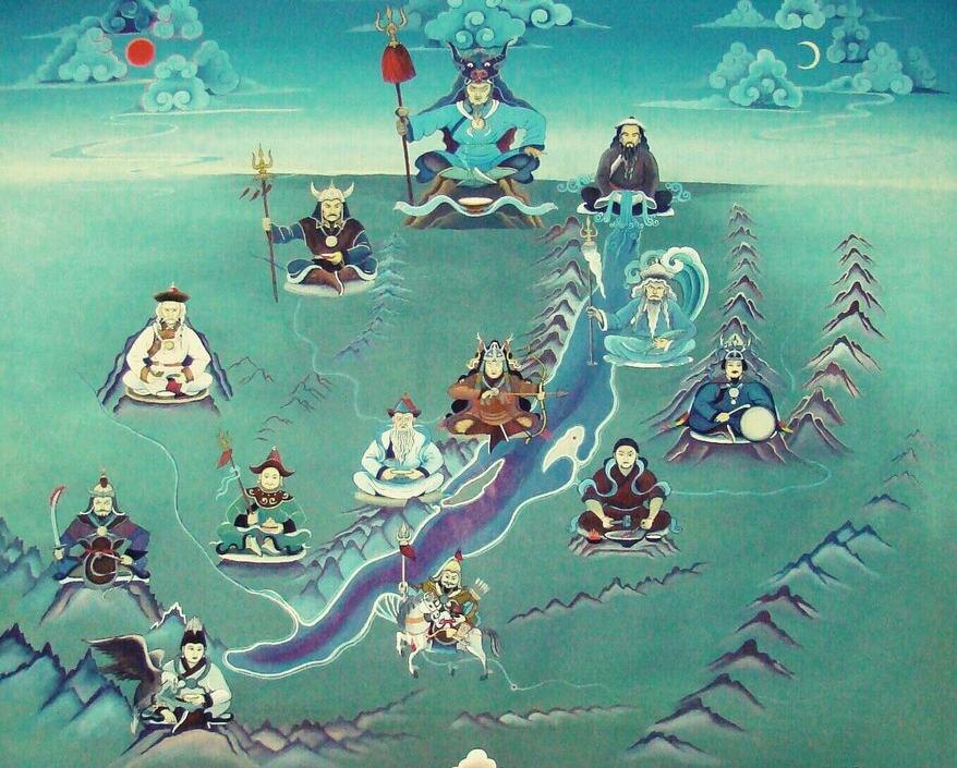 Арын 13 ноед - тринадцать северных ноёнов – боги бурятского народа