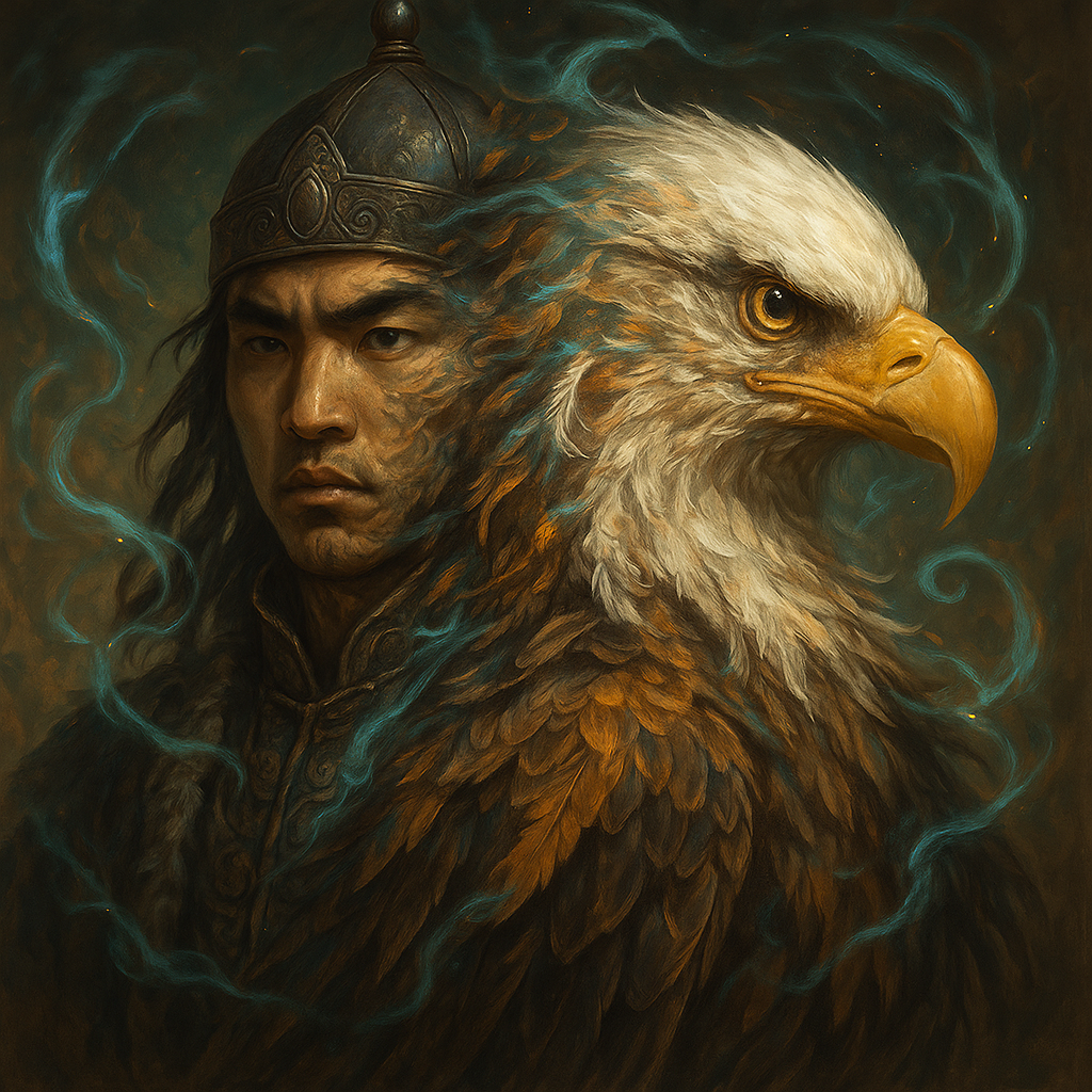 Хаан Шубуун Ноён (в переводе «Царь Птица Начальник») является одной из самых ярких и интересных фигур в бурятской мифологии — молодым и озорным богатырем-оборотнем, обладающим способностью превращаться в белоголового орла. Этот божественный герой воплощает собой идеал хитрости, ловкости и изворотливости, превосходящий в этих качествах всех остальных божеств пантеона