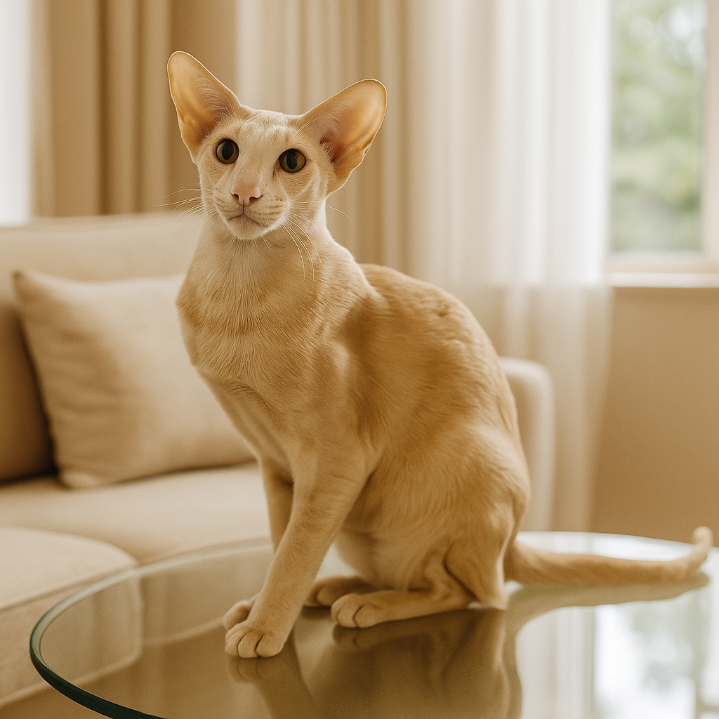 Кот переехал в чужую квартиру на чужой стол))