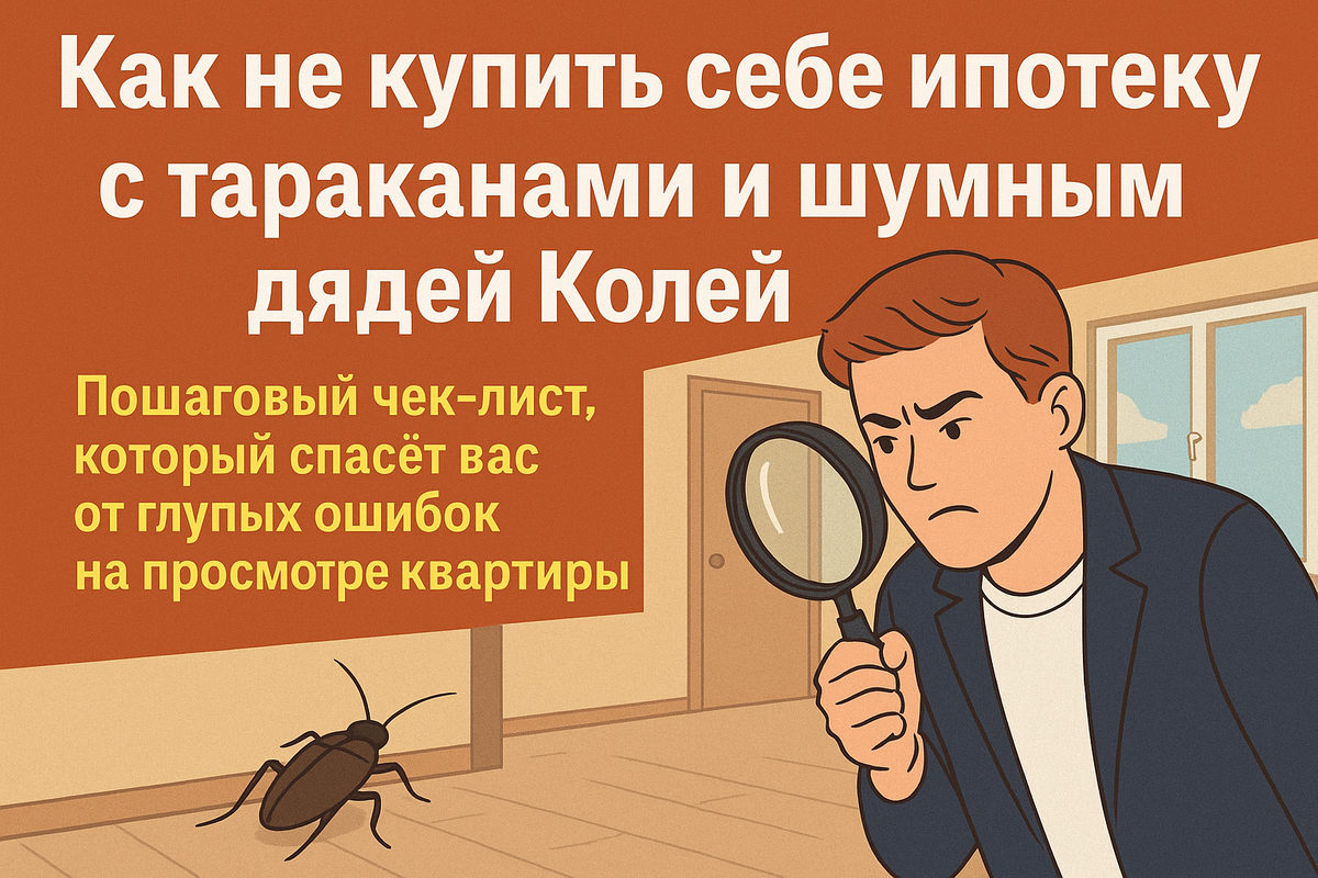 Вы думаете, что приехали посмотреть квартиру? Наивные.

На самом деле вы проверяете, не будете ли вы 30 лет выплачивать ипотеку за вид на мусорку, соседей с караоке и запах кошачьего туалета в подъезде. Вот честный и немного ехидный гид, который расскажет, где прячутся все эти “приятные” сюрпризы