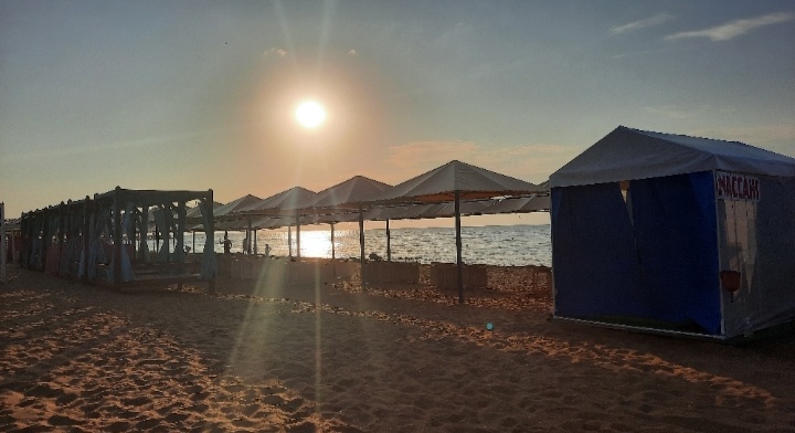 Утро на пляже 