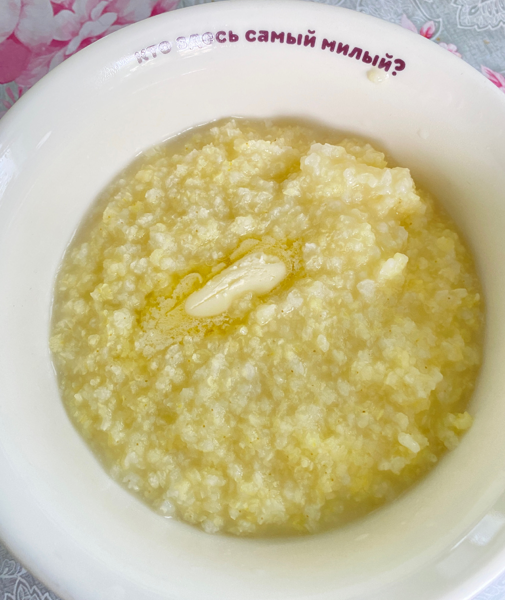 Пшенная каша с маслом. Фото автора статьи 