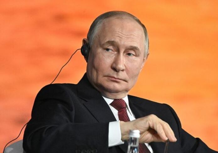 20 июня 2025. Президент РФ Владимир Путин на пленарном заседании XXVIII Петербургского международного экономического форума.