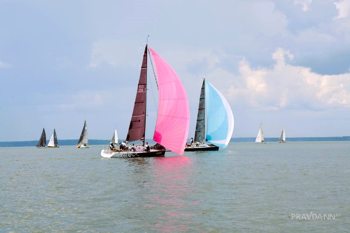    Регата традиционно проходит в акватории Горьковского водохранилища