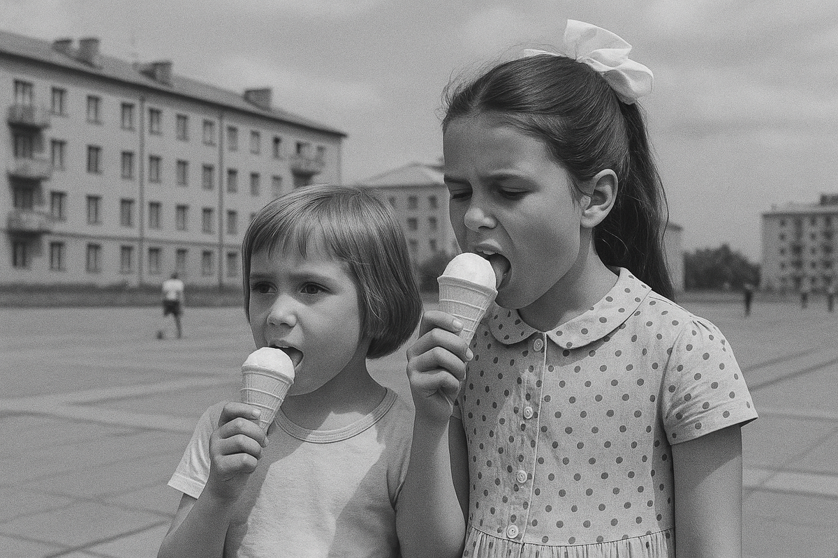 Советское детство — это солнце во дворе, подтаявший пломбир и счастье, которое не измерить деньгами.