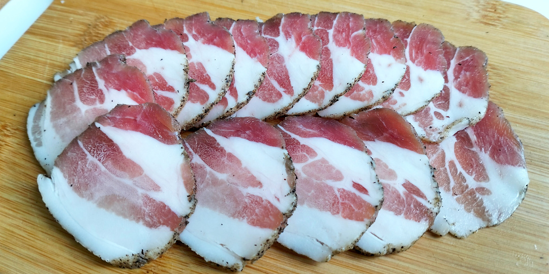 Сало (грудинка) сухой посол. Готово через 3 дня. В 6 раз дешевле покупного!