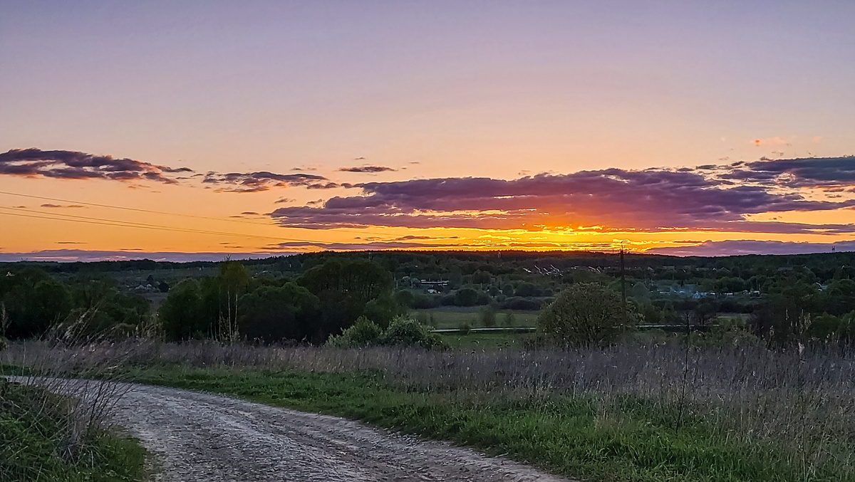 Майский закат в Дубенском районе