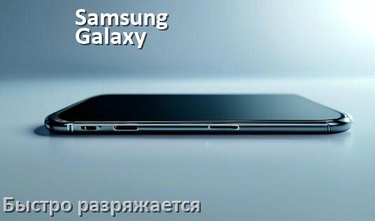
Почему телефон Samsung Galaxy быстро разряжается и садится батарея в Android 16, 15, 14
