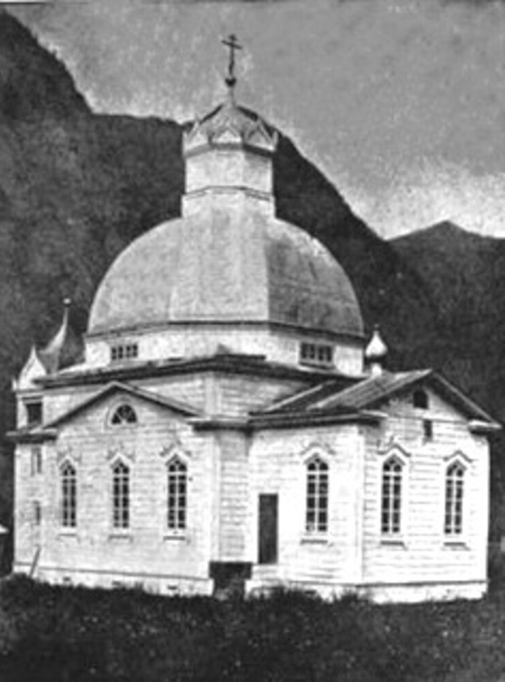 Чулышманский монастырь, церковь Благовещения Пресвятой Богородицы, фото начало ХХ в.