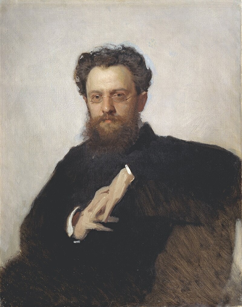 Адриан Викторович Прахов. Портрет работы И. Н. Крамского, 1879.