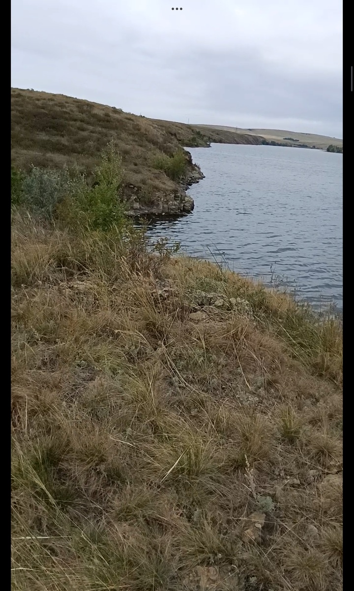 Крутой спуск к реке. 