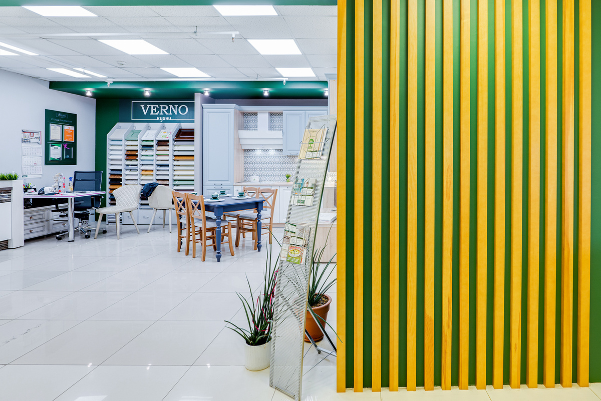 Салон мебельной фабрики VERNO в Москве