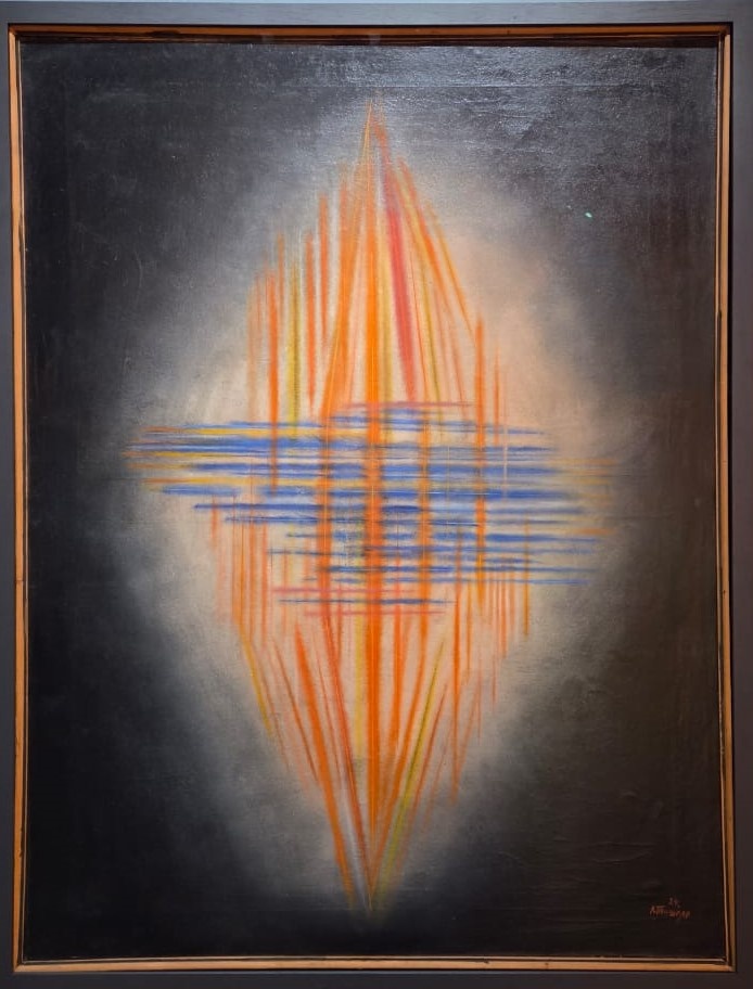 Александр Тышлер Цвето-динамическое напряжение в пространстве. 1924 холст, масло