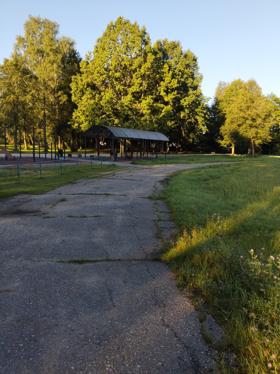 Стадион в посёлке