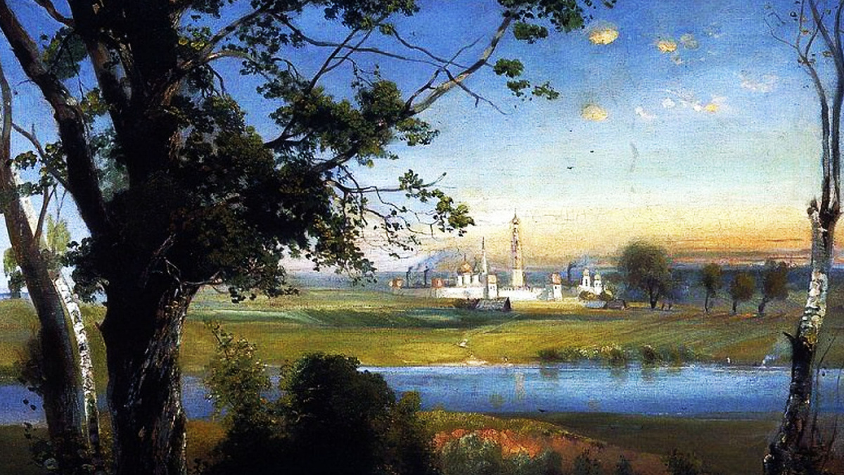 "Новодевичий монастырь", Алексей Кондратьевич Саврасов,1890