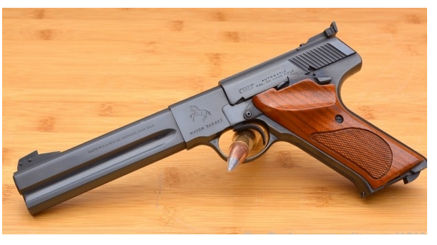 Поздняя модель Colt Woodsman Match Target. (Автор фото Dataproducts, CC BY-SA 3.0)