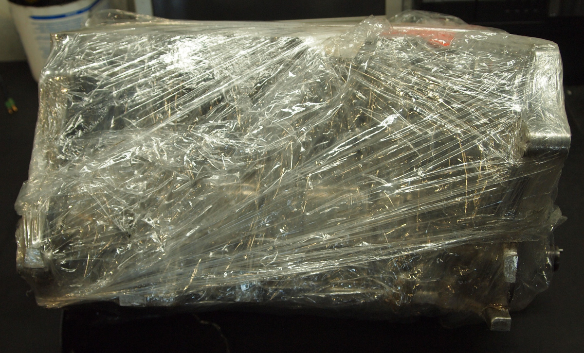 Фото 1. Блок с валом в «транспортной упаковке».