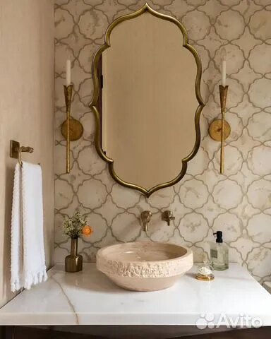 Зеркало над раковиной на заказ