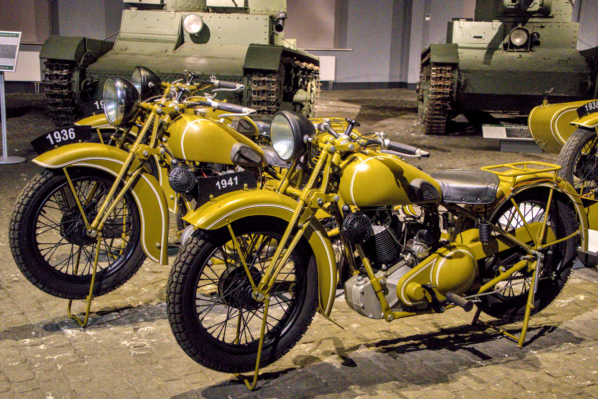 Мотоциклы периода начала войны