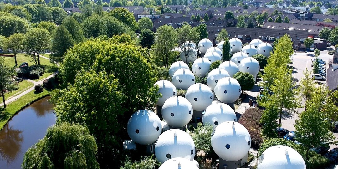 Bolwoningen — круглые дома в Нидерландах