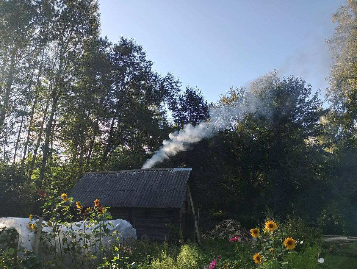 Люблю я дым фотографировать, а вот чтобы так, в лучах заходящего солнца ... "и дым Отечества нам сладок и приятен".